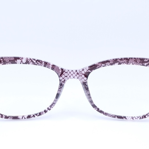 Valentino Black PurpleLace Cat Eye Full Rim Eyeglasses V2654 Excellent Condition - Picture 12 of 16